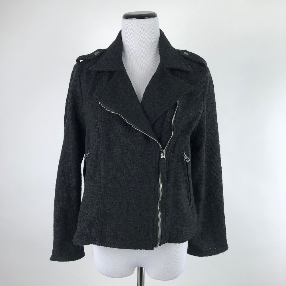 Lucky Brand Woven Knit Side Zip Jacket NWT #483